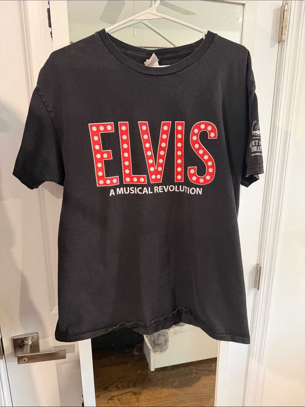 ELVIS - A Musical Revolution Black Short-Sleeve Tee.